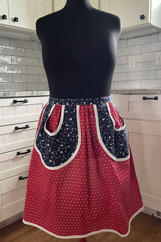 The Fireworks Finale half apron - size S-XL