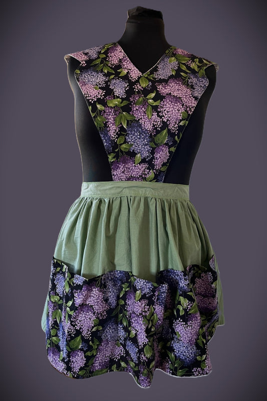 The Lilac Harvest full apron - size L-XL
