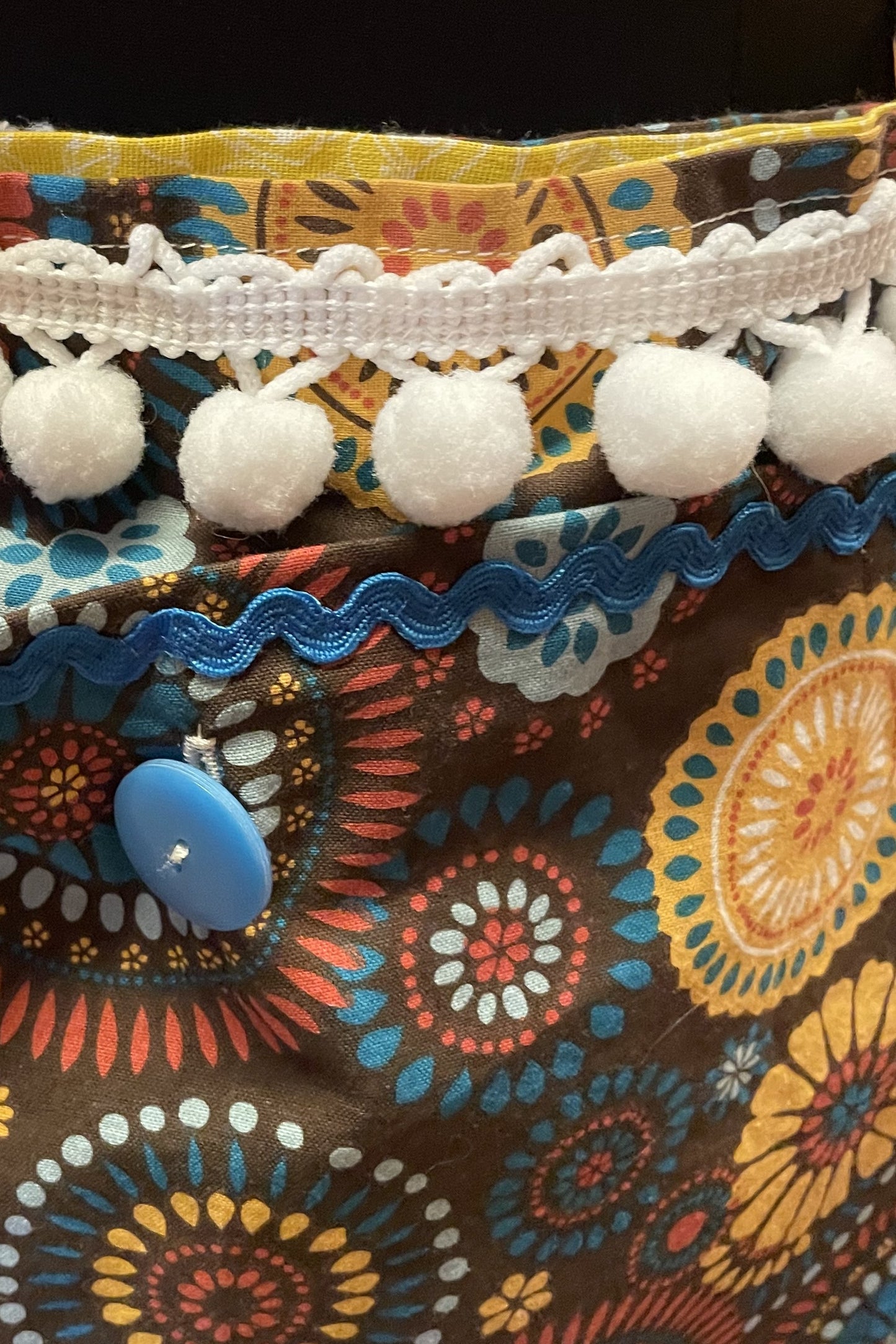 The Retro Rosette market bag