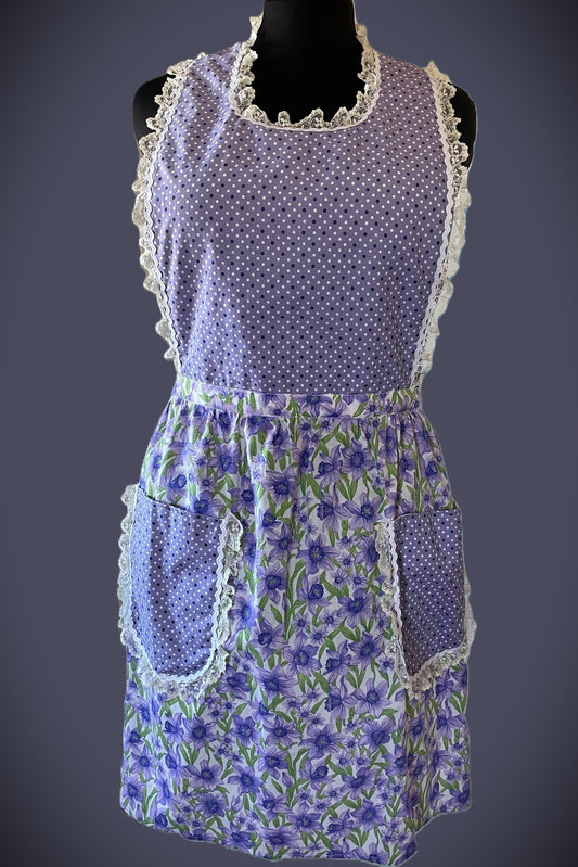 The Daffodil Meadow full apron - size S-XL